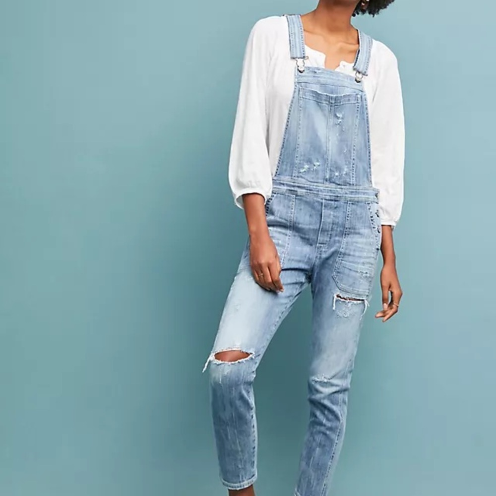Citizens Of Humanity Blue Jeans Overalls